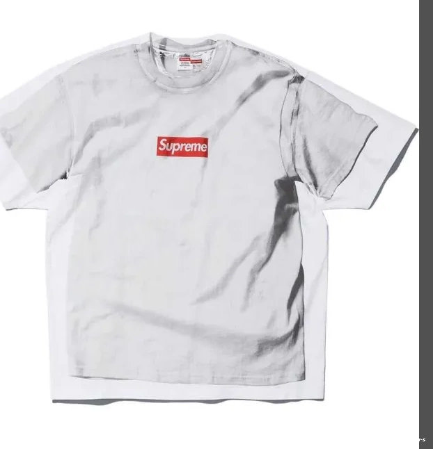 MM6 L sleeved M short BOX structure MAISON XL MARGIELA LOGO S two-piece genuine TEE 24SS white 0803